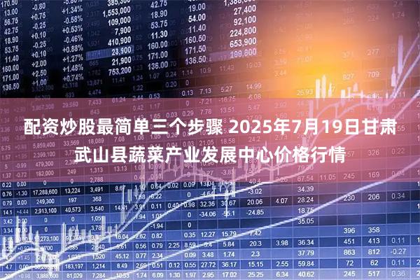 配资炒股最简单三个步骤 2025年7月19日甘肃武山县蔬菜产业发展中心价格行情