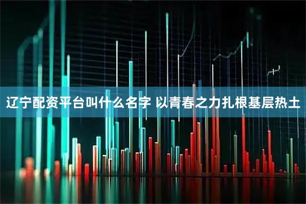 辽宁配资平台叫什么名字 以青春之力扎根基层热土